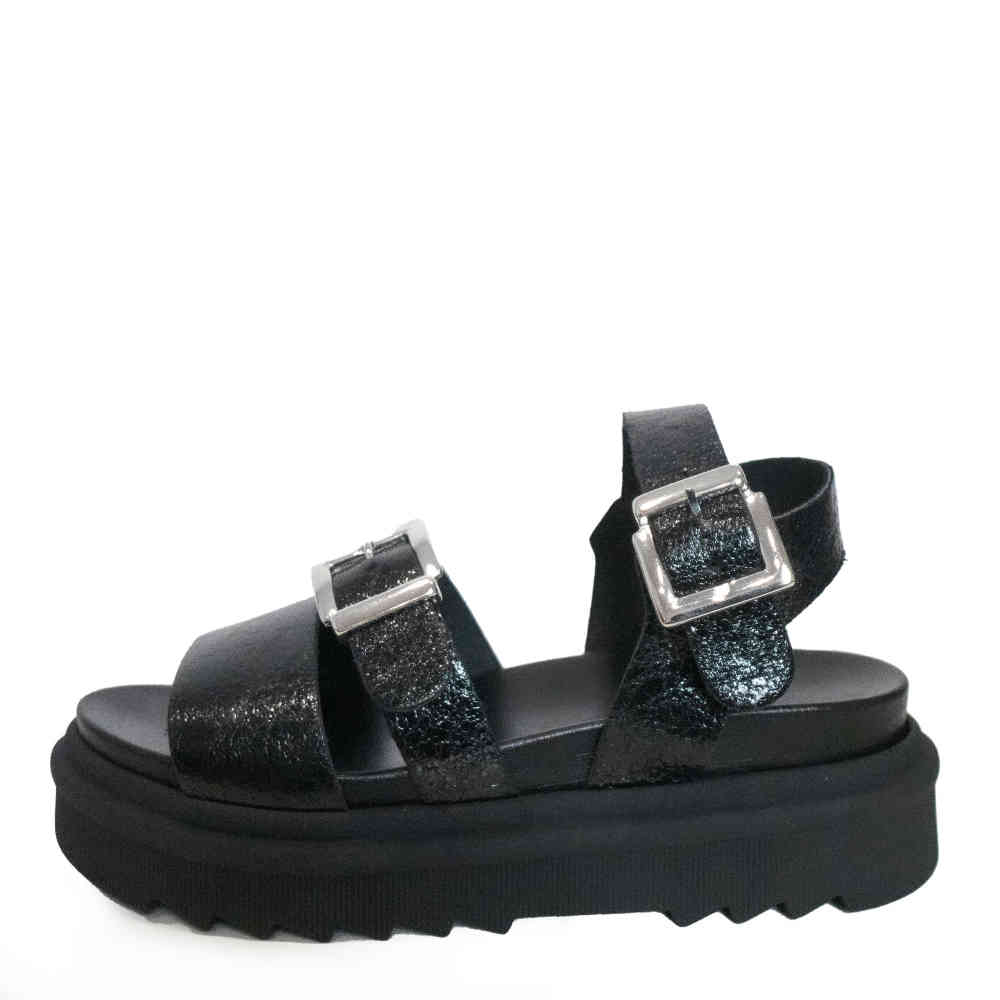 Altercore - Nirvana Plateausandalen - Schwarz